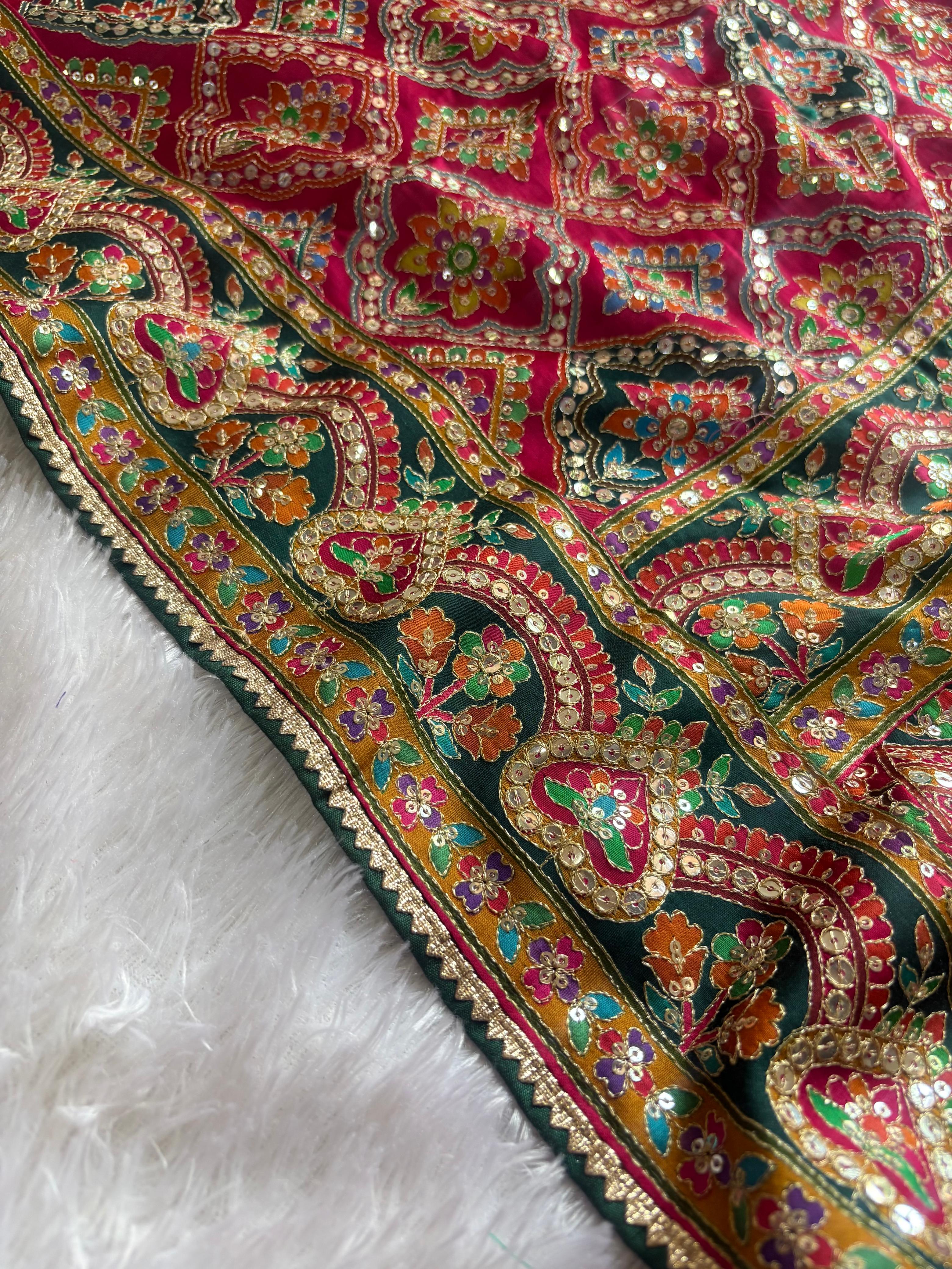 Multicolour viral saree- PC 103
