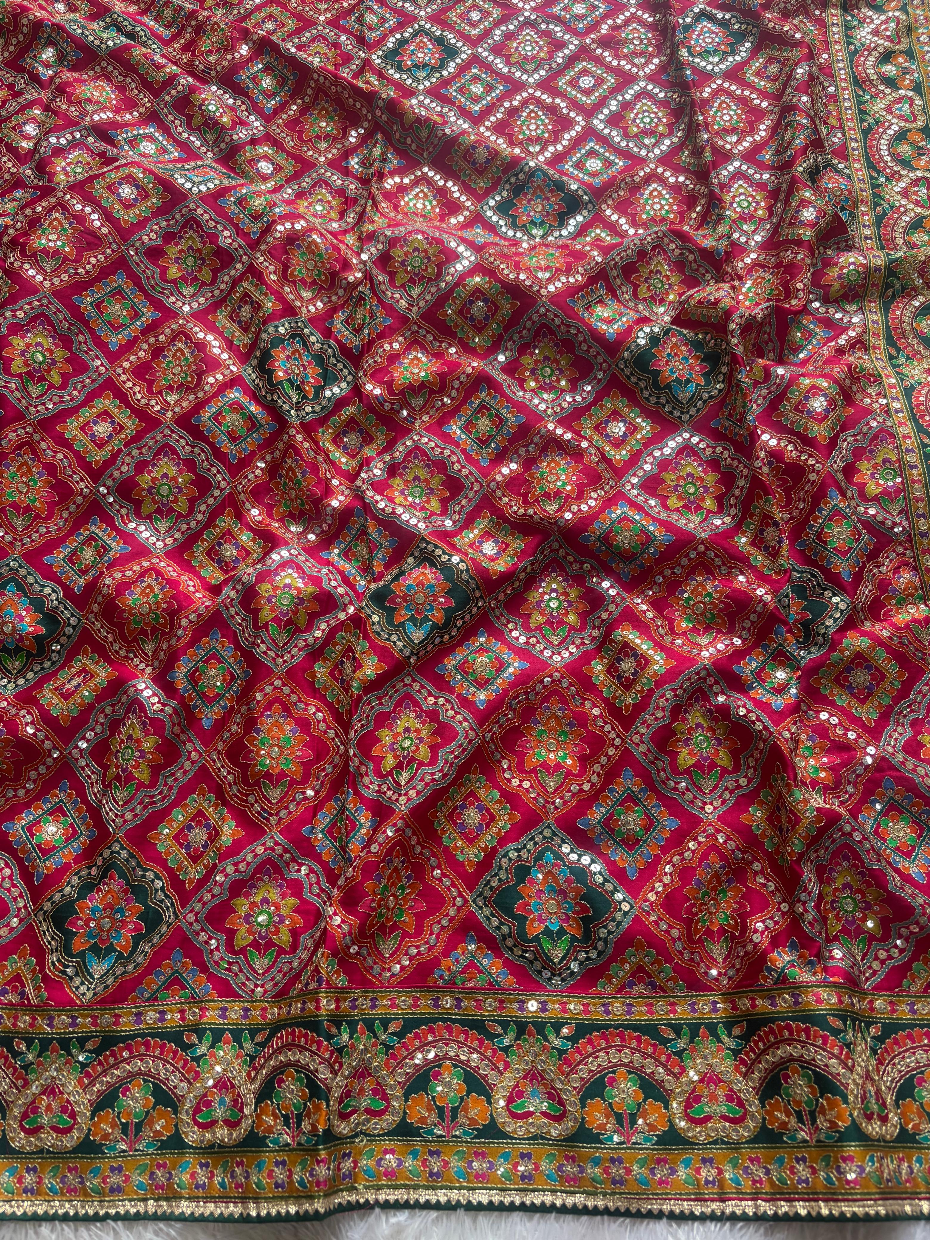Multicolour viral saree- PC 103