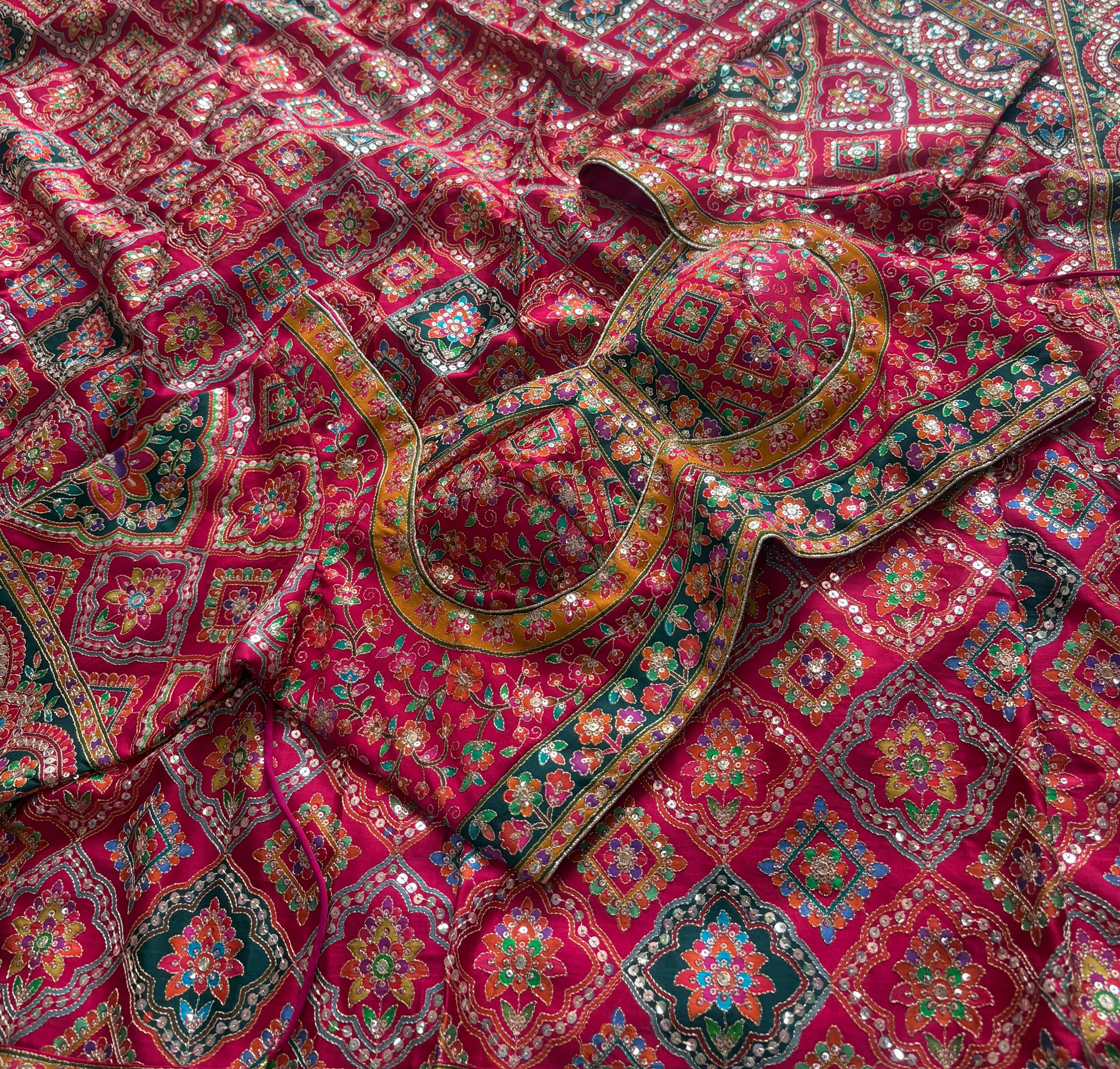 Multicolour viral saree- PC 103