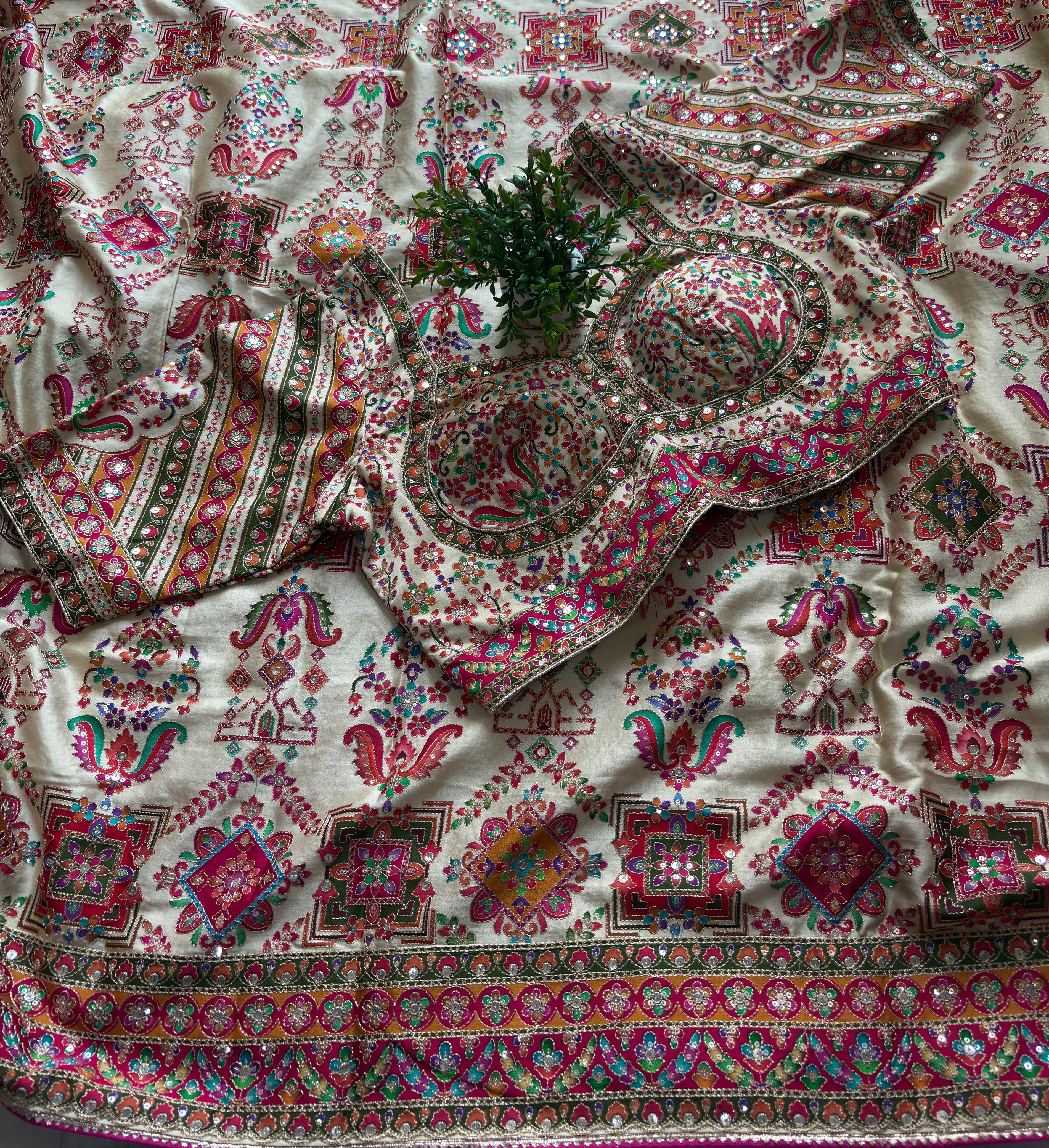 Position print saree- Pc 104