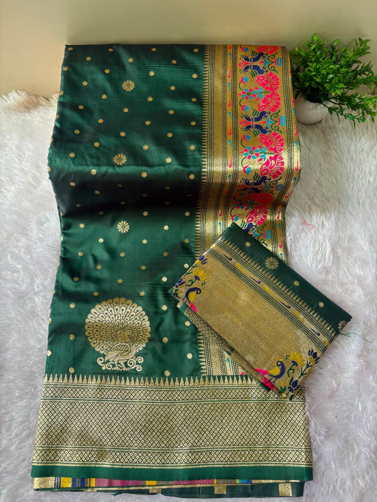 PAITHANI SAREE WITH DUPATTA PC-1450