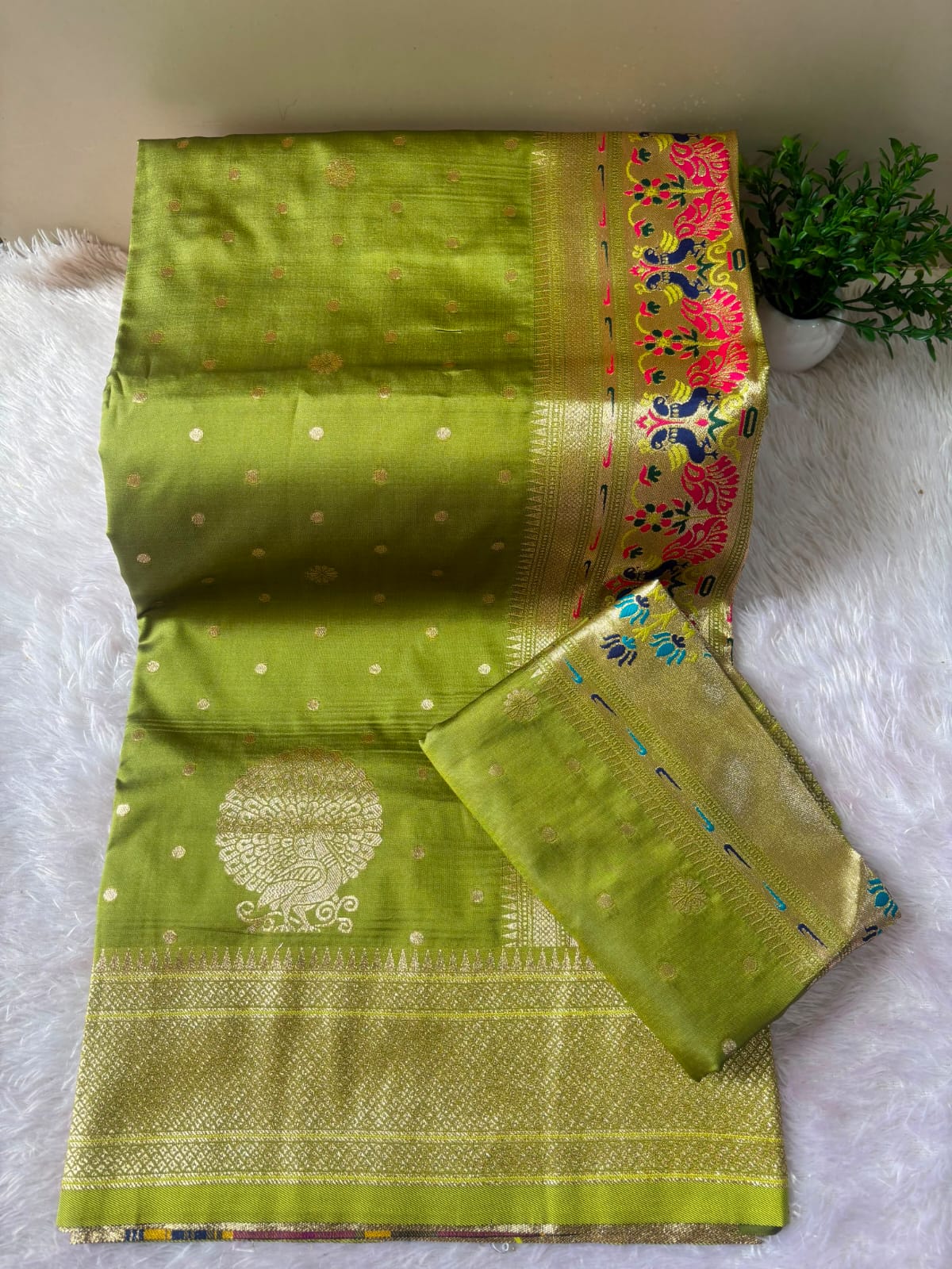 PAITHANI SAREE WITH DUPATTA PC-1450