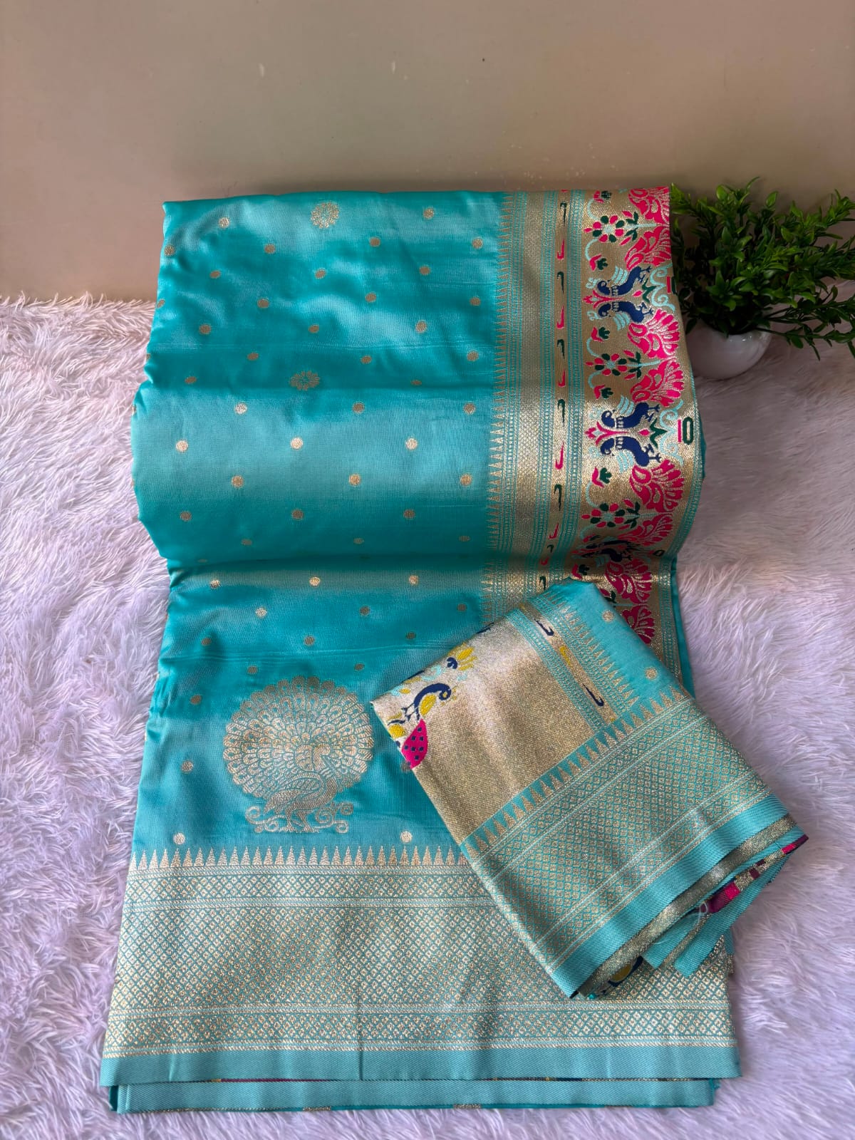 PAITHANI SAREE WITH DUPATTA PC-1450