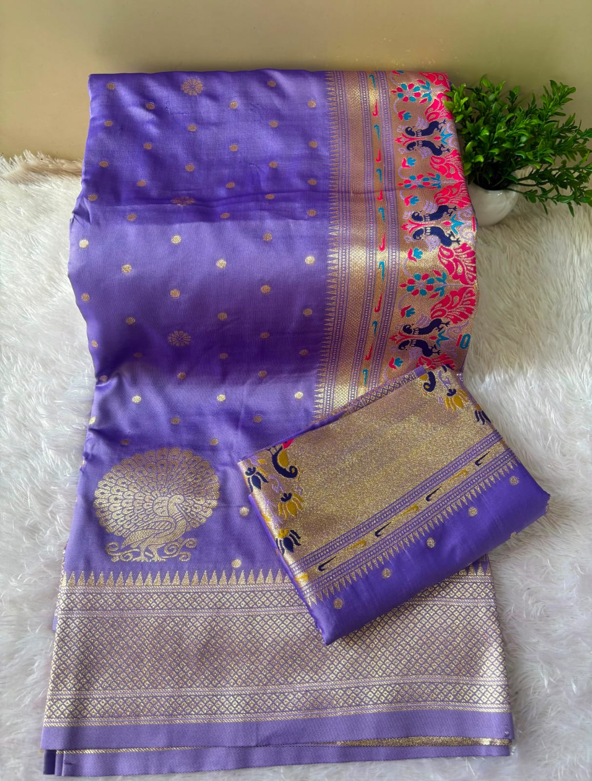 PAITHANI SAREE WITH DUPATTA PC-1450