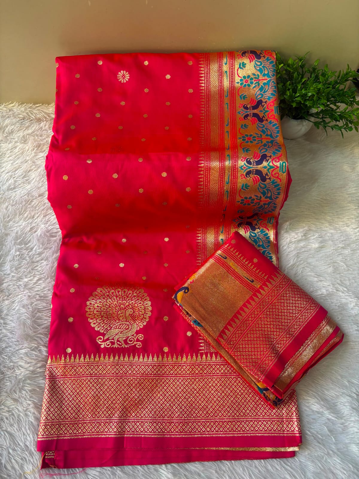 PAITHANI SAREE WITH DUPATTA PC-1450