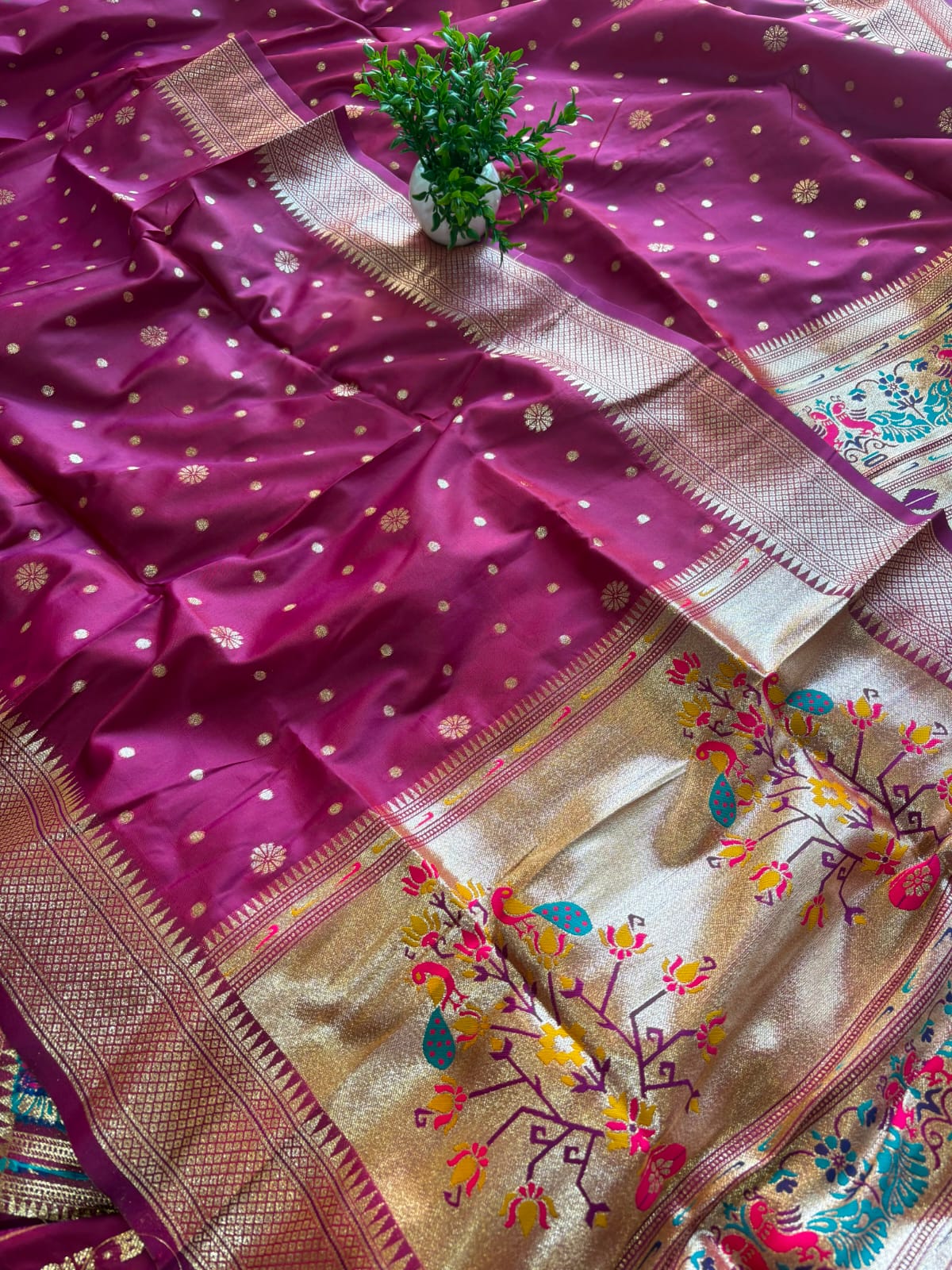 PAITHANI SAREE WITH DUPATTA PC-1450