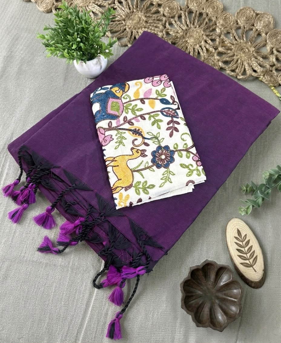 MAL COTTON SAREE PC-1257