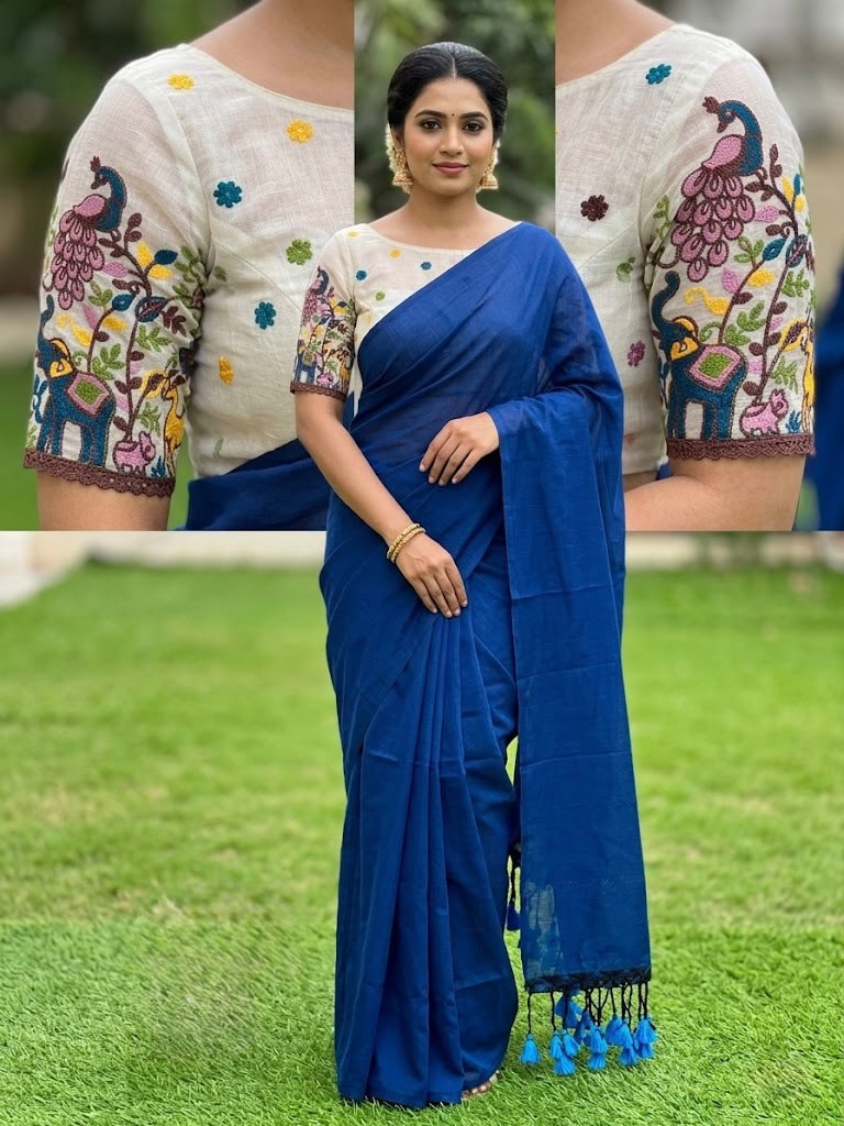 MAL COTTON SAREE PC-1257