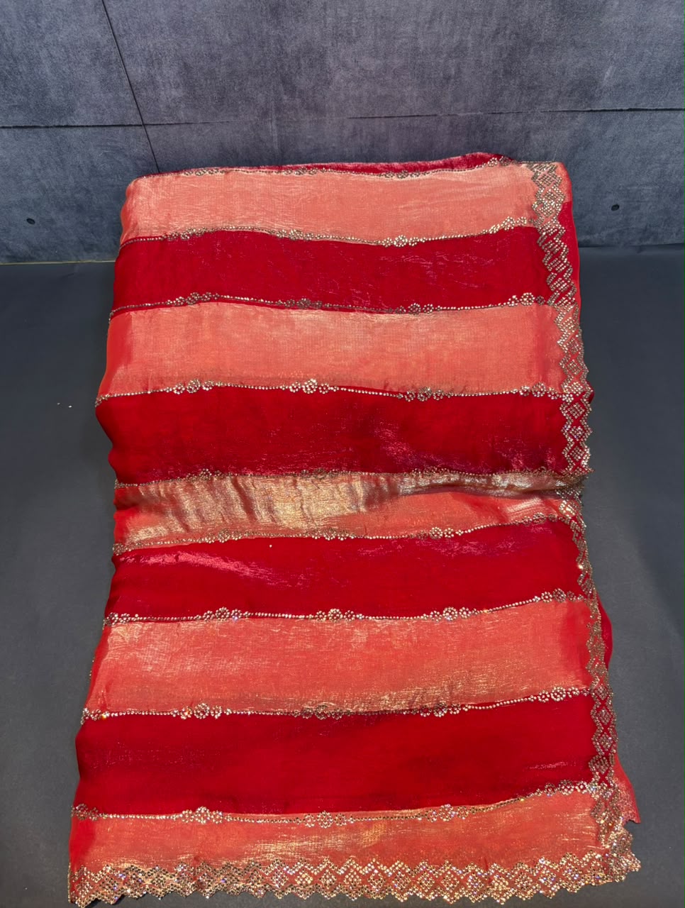 DOUBLE COLOUR DESIGNER SAREE
