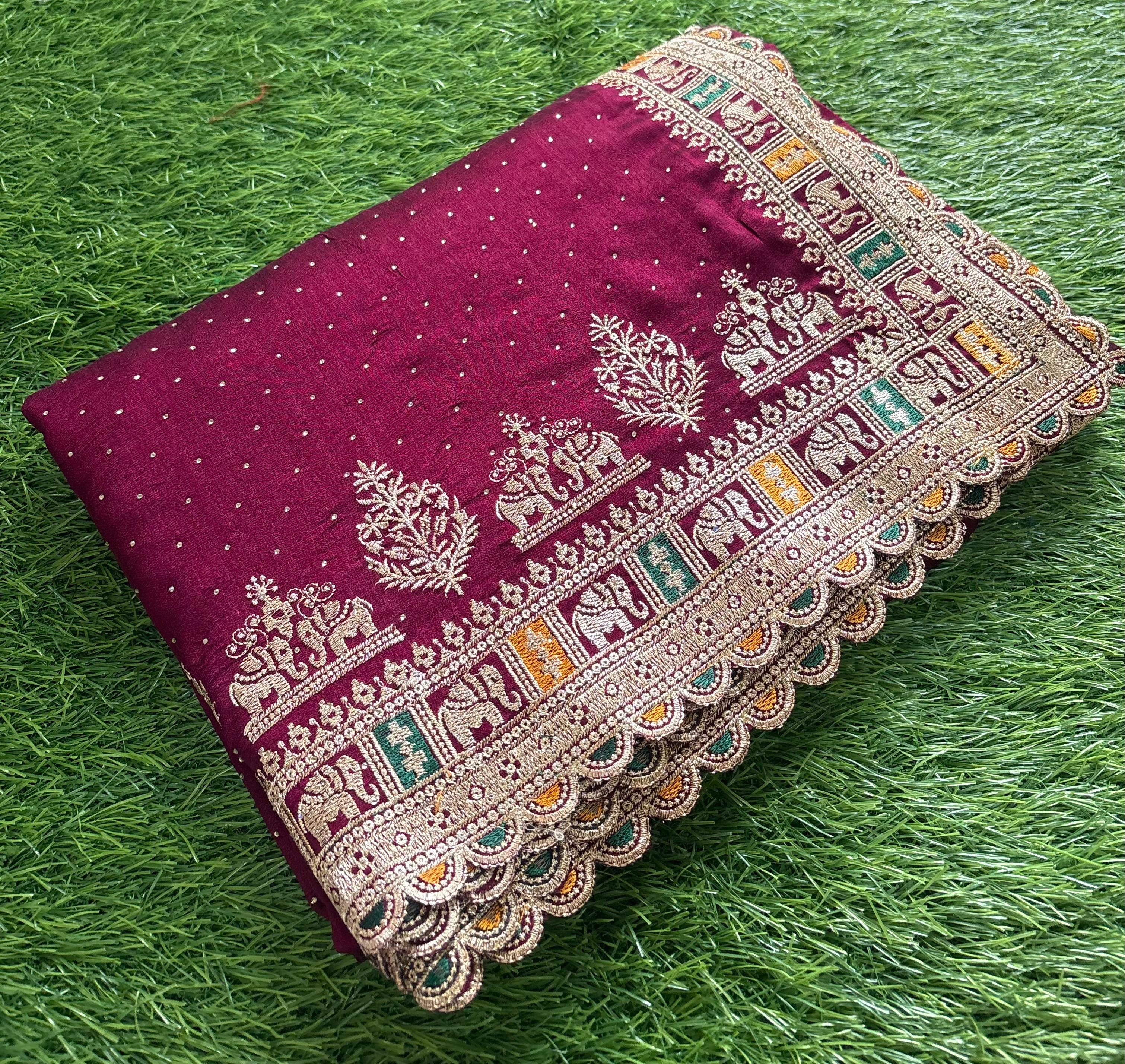ELEPHANT DESIGNER SAREE PC-472