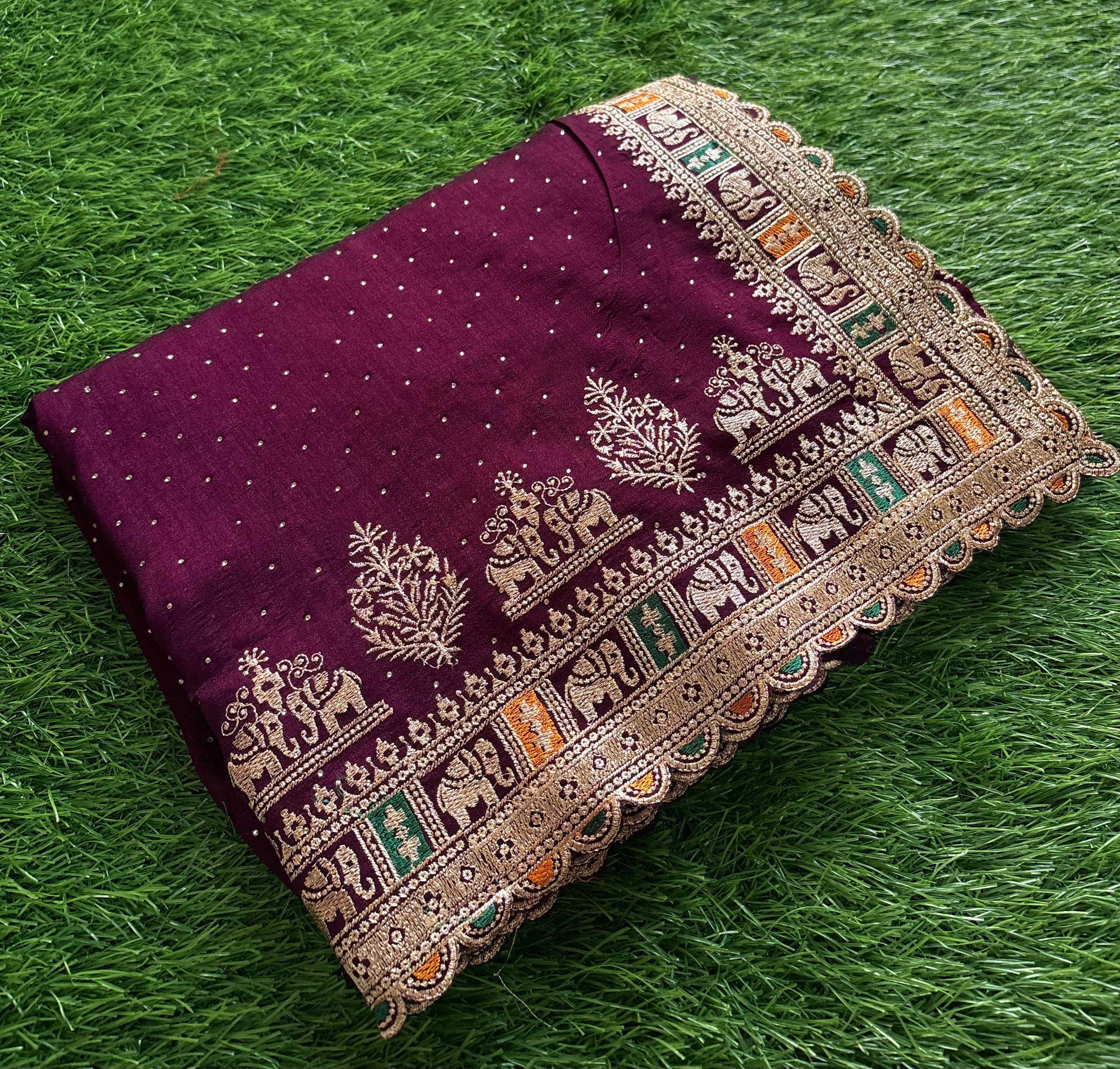 ELEPHANT DESIGNER SAREE PC-472