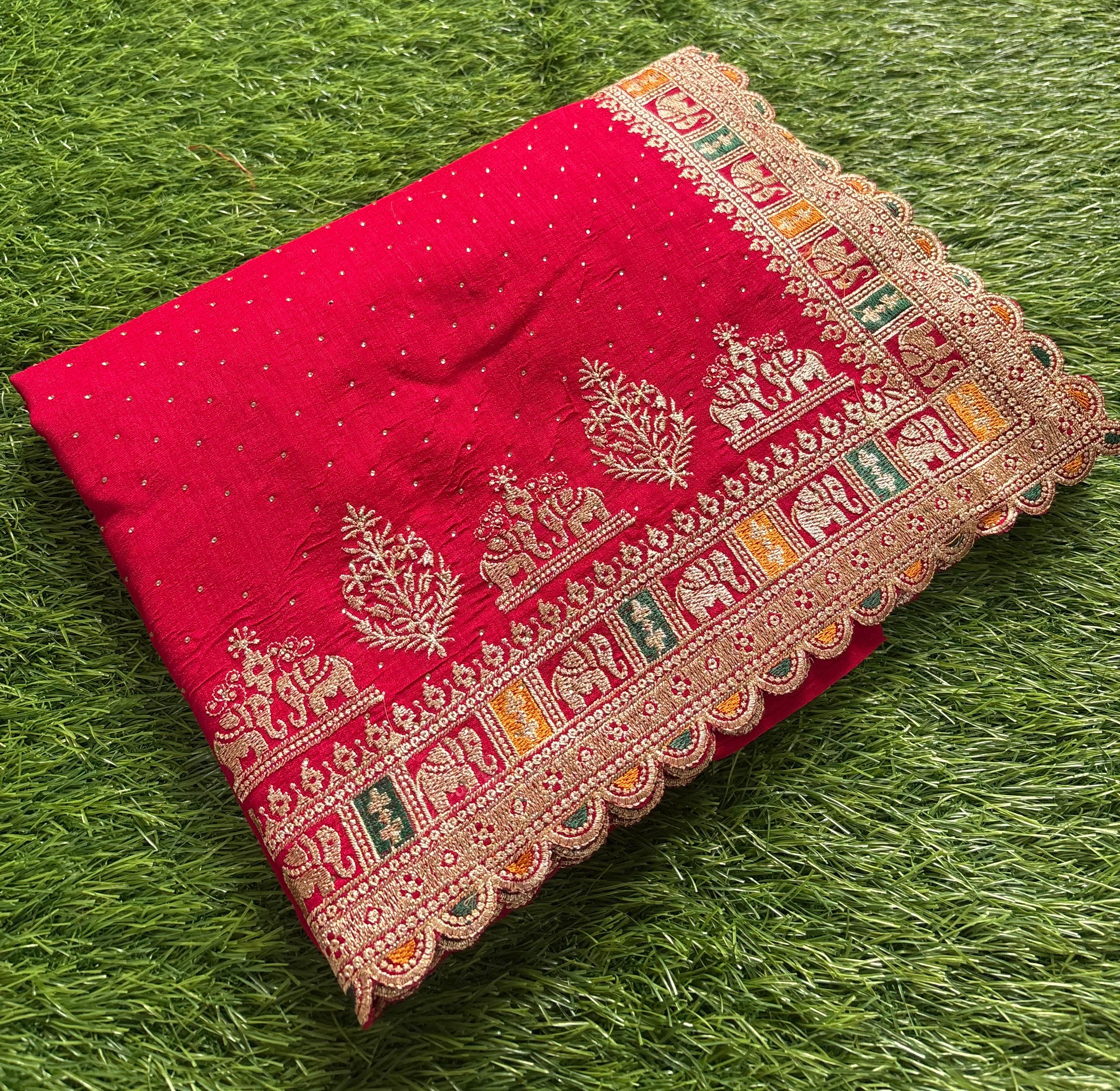 ELEPHANT DESIGNER SAREE PC-472