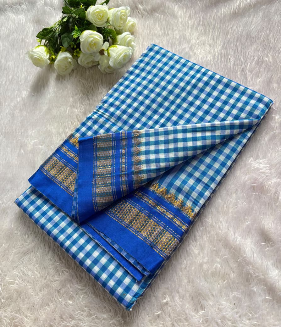 IRKAL CHECKS SAREE PC-1571